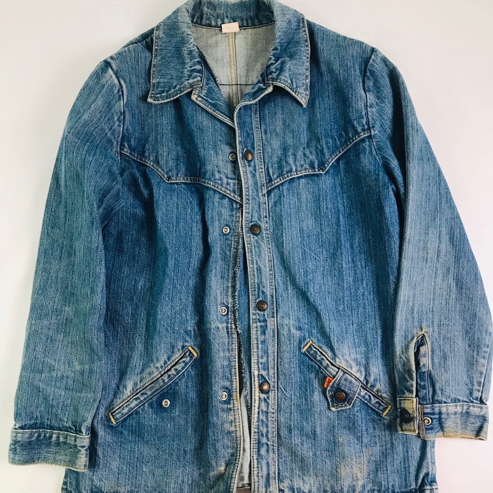 Vtg Vintage Levi’s orange tab denim jacket